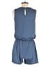 Pink Lily Solid Blue Romper Size S - photo 2