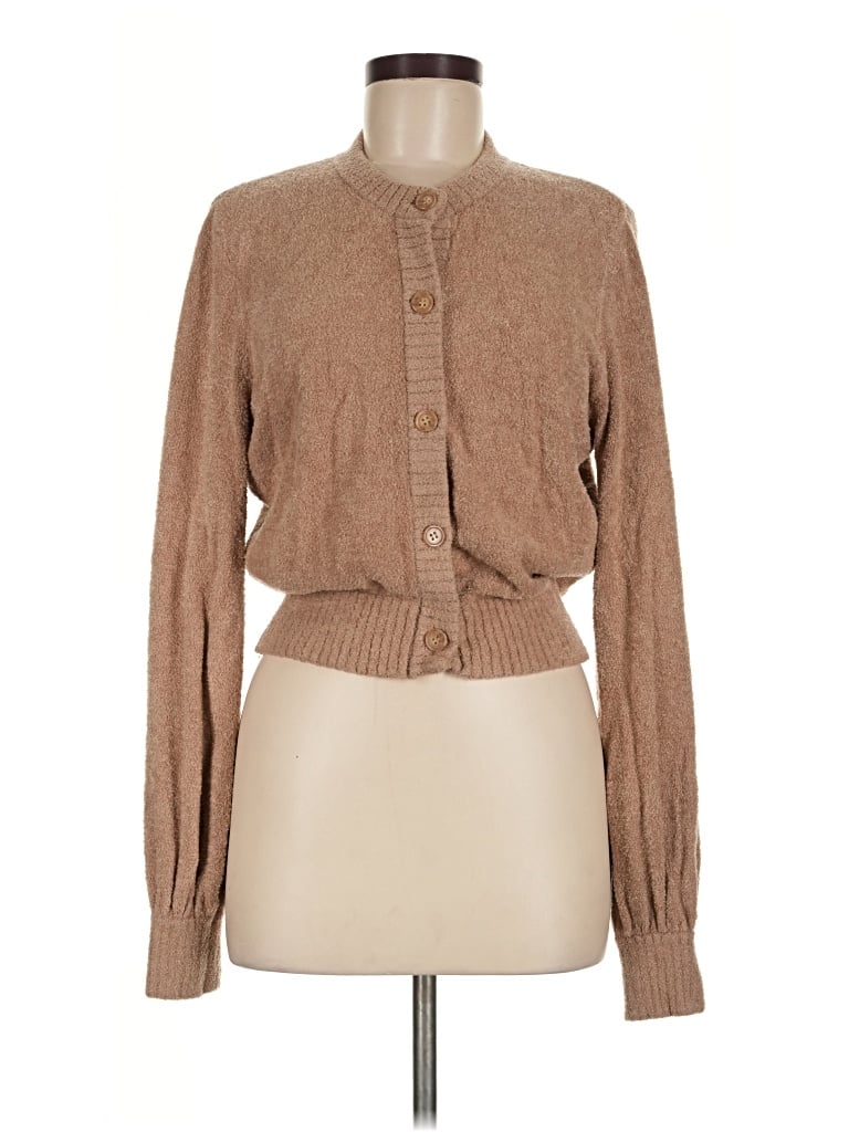 Pre-owned Spiritual Gangster Cardigan Sweater In Tan