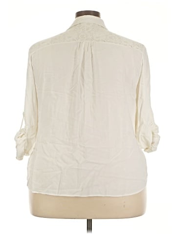 Spense 3/4 Sleeve Button-Down Shirt (view 2)
