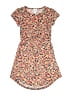 Lularoe Print Orange Dress Size 8 - photo 1