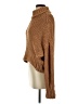 Free People Solid Brown Turtleneck Sweater Size XS - photo 5
