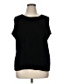 Vikki Vi Black Sleeveless T-Shirt Size 1X - photo 1