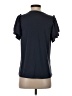 Green Envelope Black Short Sleeve Top Size S - photo 2