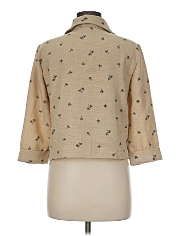 Willi Smith 3/4 Sleeve Button-Down Shirt (view 2)