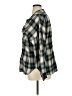 Romwe Plaid Teal 3/4 Sleeve Button-Down Shirt Size XL - photo 5