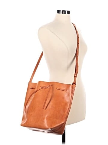 Mansur Gavriel Leather Bucket Bag (view 2)