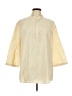 Assorted Brands Yellow 3/4 Sleeve Button-Down Shirt Size L - photo 1