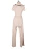 Shein Solid Tan Jumpsuit Size S - photo 2