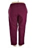 Woman Within Solid Burgundy Active Pants Size 22 (1X) - photo 2