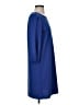 Ann Taylor Solid Blue Casual Dress Size S - photo 4