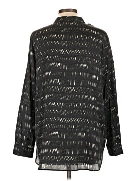 Eileen Fisher Long Sleeve Silk Top (view 2)