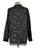 Eileen Fisher Black Long Sleeve Silk Top Size L - photo 2