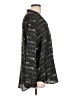 Eileen Fisher Black Long Sleeve Silk Top Size L - photo 4