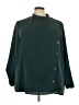 BLOOMCHIC 100% Polyester Teal 3/4 Sleeve Blouse Size 22 - 24 - photo 1