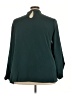 BLOOMCHIC 100% Polyester Teal 3/4 Sleeve Blouse Size 22 - 24 - photo 2