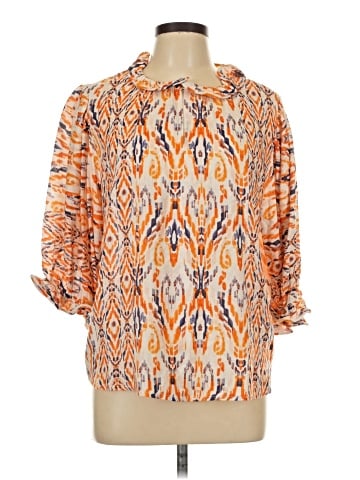 Democracy 3/4 Sleeve Blouse (view 1)