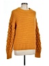 Elodie Solid Orange Pullover Sweater Size L - photo 1
