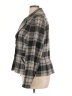 AK Anne Klein 100% Lambswool Plaid Gray Wool Blazer Size 16 - photo 5