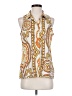 Guess 100% Polyester Ivory Sleeveless Blouse Size S - photo 1