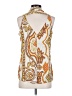 Guess 100% Polyester Ivory Sleeveless Blouse Size S - photo 2