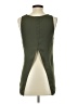 Express 100% Polyester Green Sleeveless Blouse Size S - photo 2