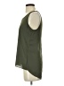 Express 100% Polyester Green Sleeveless Blouse Size S - photo 5