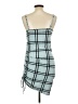 Unbranded Plaid Blue Casual Dress Size L - photo 2