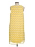 Tacera 100% Polyester Chevron-herringbone Yellow Casual Dress Size L - photo 2