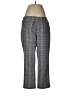 Ruby Rd. Print Gray Casual Pants Size M - photo 1