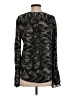 Joie 100% Viscose Camo Black Long Sleeve Blouse Size S - photo 2