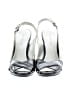 Bandolino Animal Print Silver Sandals Size 8 - photo 2