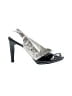 Bandolino Animal Print Silver Sandals Size 8 - photo 1