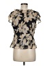 Rails 100% Viscose Black Short Sleeve Blouse Size M - photo 2