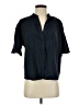 Vince. Blue 3/4 Sleeve Button-Down Shirt Size XS - photo 1