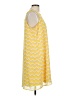 Tacera 100% Polyester Chevron-herringbone Yellow Casual Dress Size L - photo 4