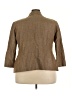 Lafayette 148 New York Chevron-herringbone Brown Blazer Size 22 - photo 2