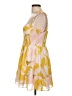 Hutch 100% Polyester Hearts Yellow Cocktail Dress Size L - photo 5