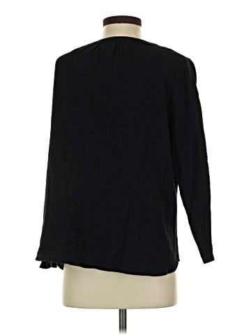 Magaschoni Long Sleeve Henley (view 2)