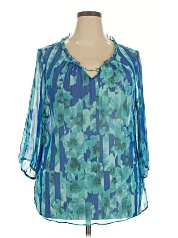 Jaclyn Smith 3/4 Sleeve Blouse (view 1)