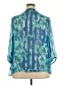 Jaclyn Smith 100% Polyester Teal 3/4 Sleeve Blouse Size XXL - photo 2