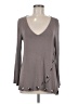 Ariella Gray Long Sleeve Top Size M (estimated) - photo 1