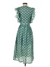 Glamorous 100% Polyester Polka Dots Green Cocktail Dress Size XS - photo 2