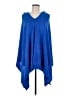 Assorted Brands 100% Acrylic Blue Poncho One size - photo 1