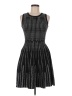 Milly Tweed Silver Cocktail Dress Size M - photo 1