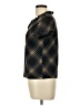 AK Anne Klein 100% Polyester Argyle Black Short Sleeve Top Size L (petite) - photo 5