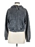 Missguided Gray Zip Up Hoodie Size 6 - photo 1