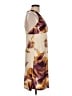 Buttons Print Tan Cocktail Dress Size L - photo 4