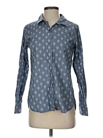 Garnet Hill Long Sleeve Button-Down Shirt (view 1)