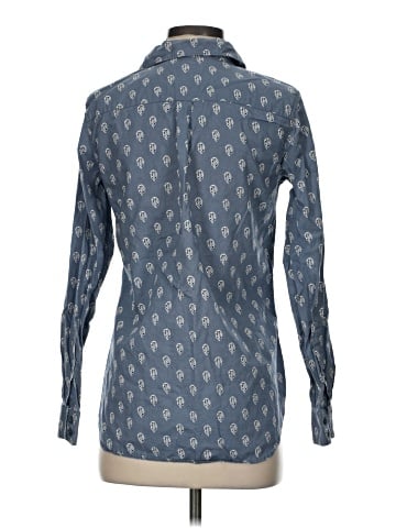 Garnet Hill Long Sleeve Button-Down Shirt (view 2)