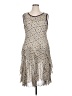 Robbie Bee 100% Polyester Paisley Tan Casual Dress Size 16 - photo 1